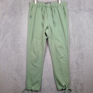 Coalatree The Trailhead Adventure Pant Mens Large Slim Green Hiking Joggers